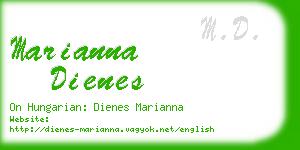 marianna dienes business card